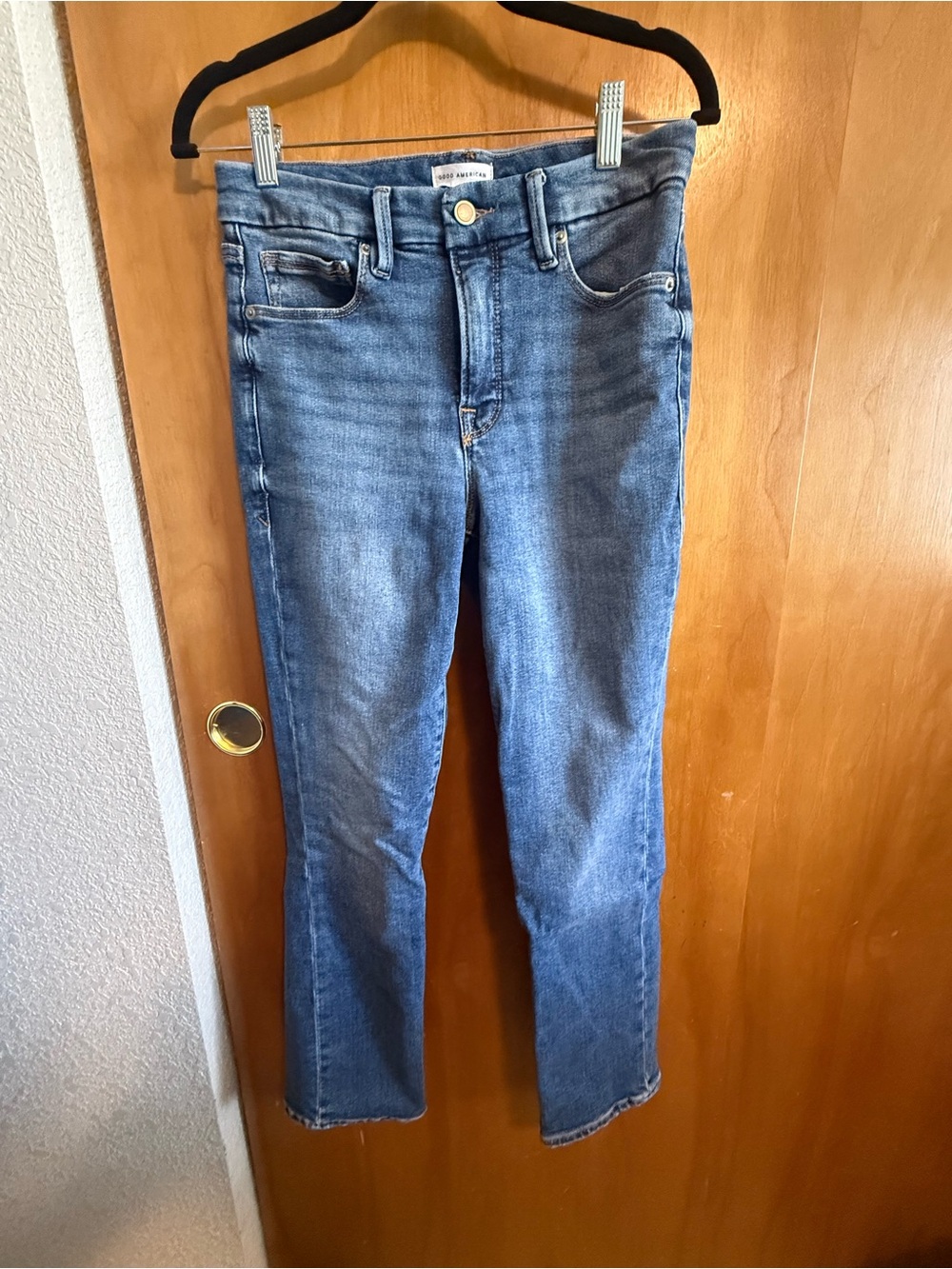 Good American High-Rise Women's Blue Denim Jeans